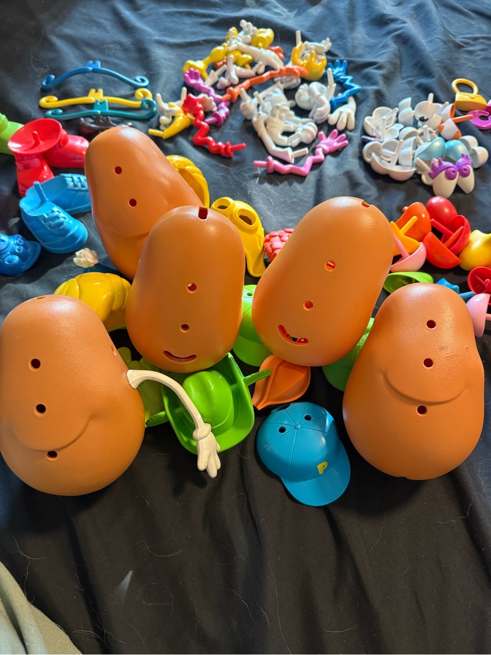 Mr. Potato Head Lot - Parts - Potato’s, Accessories and Mr. Potato Tots